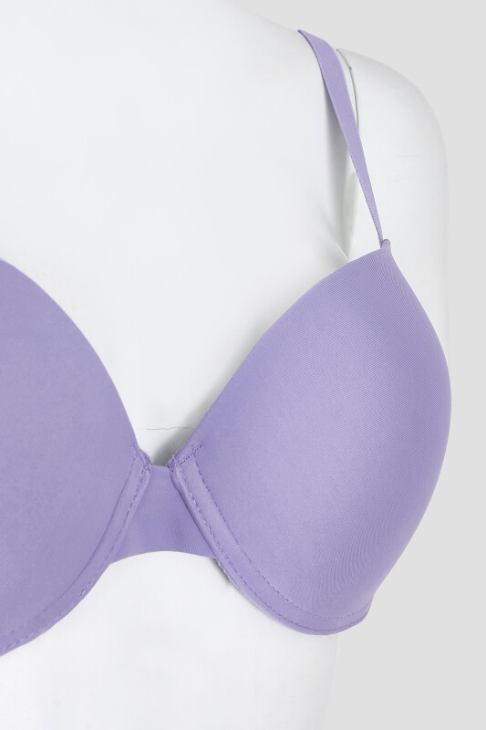 Lila Latina Hafif Destekli Sütyen - LOYA (1)