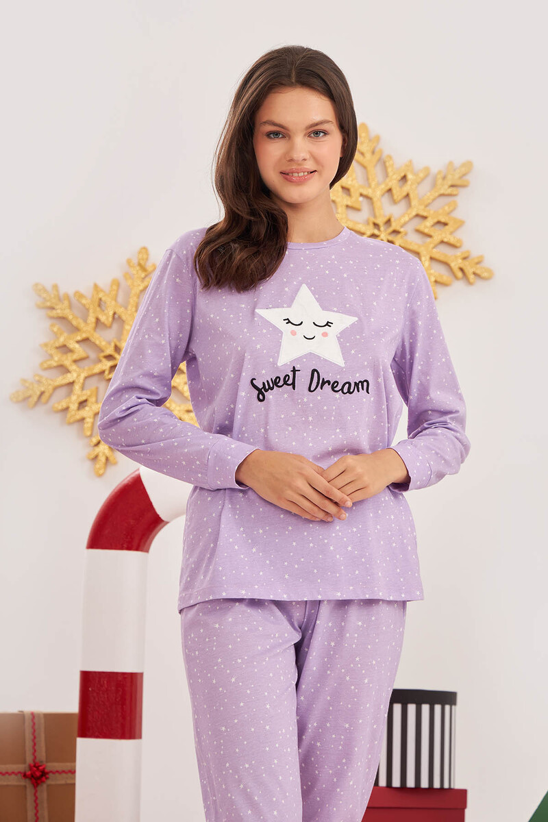 Lila Sweet Dream Pijama Takımı - 2