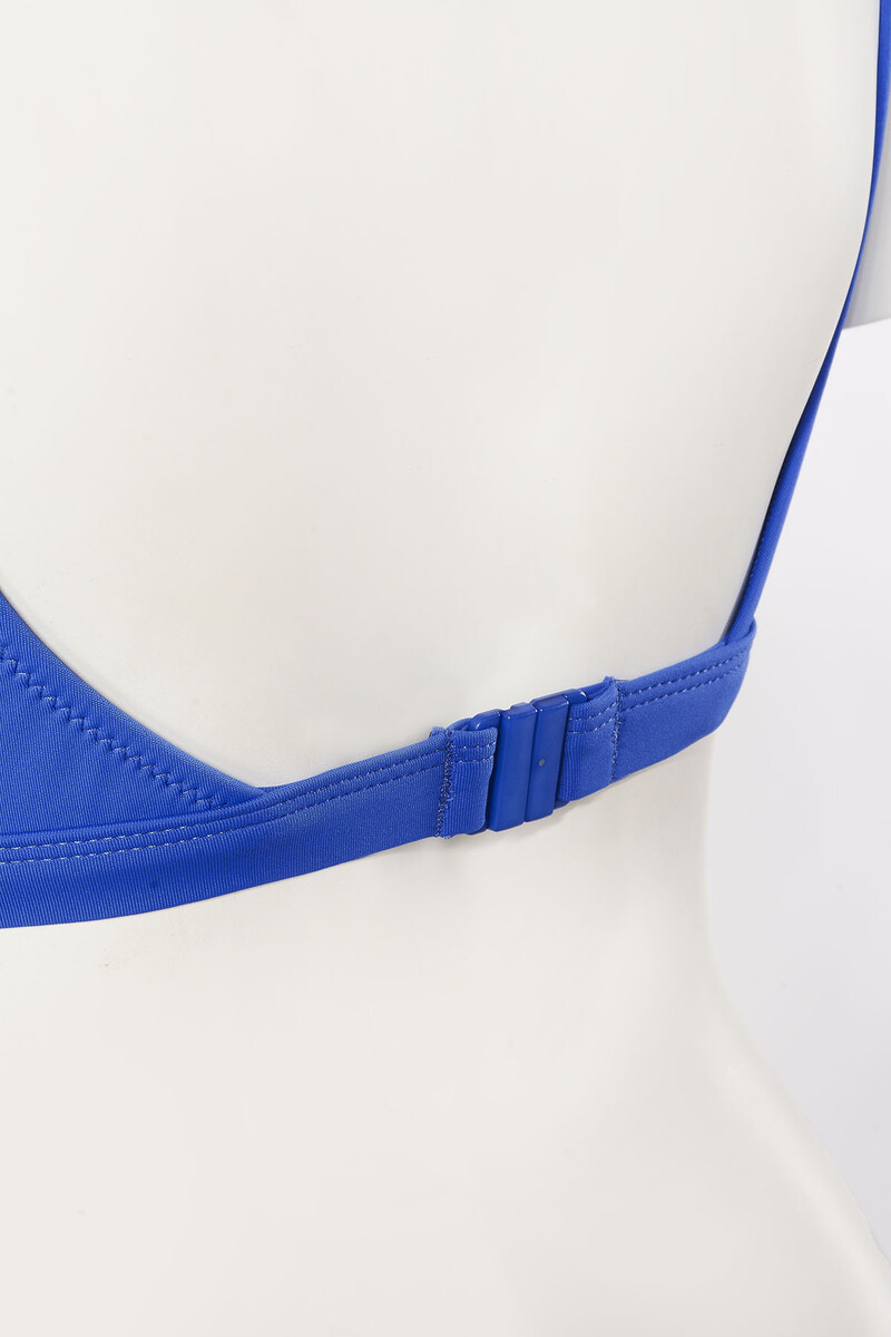 Mavi Halter Tek Üst Bikini - 3