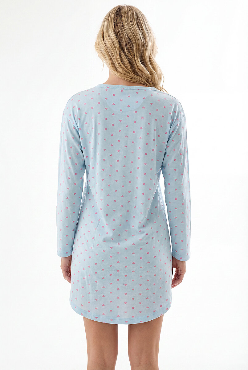 Mavi Hearts Gecelik - 3