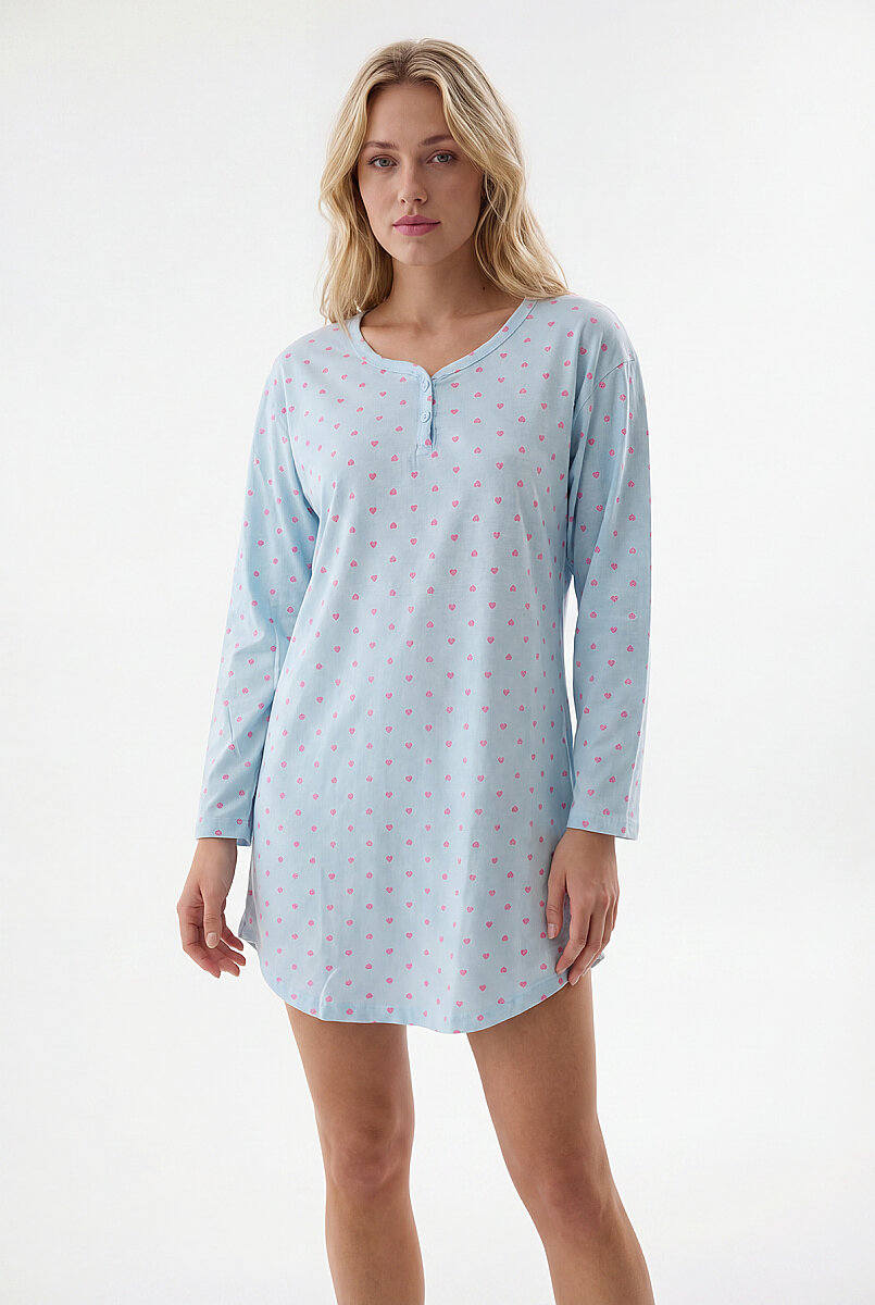 Mavi Hearts Gecelik - 2