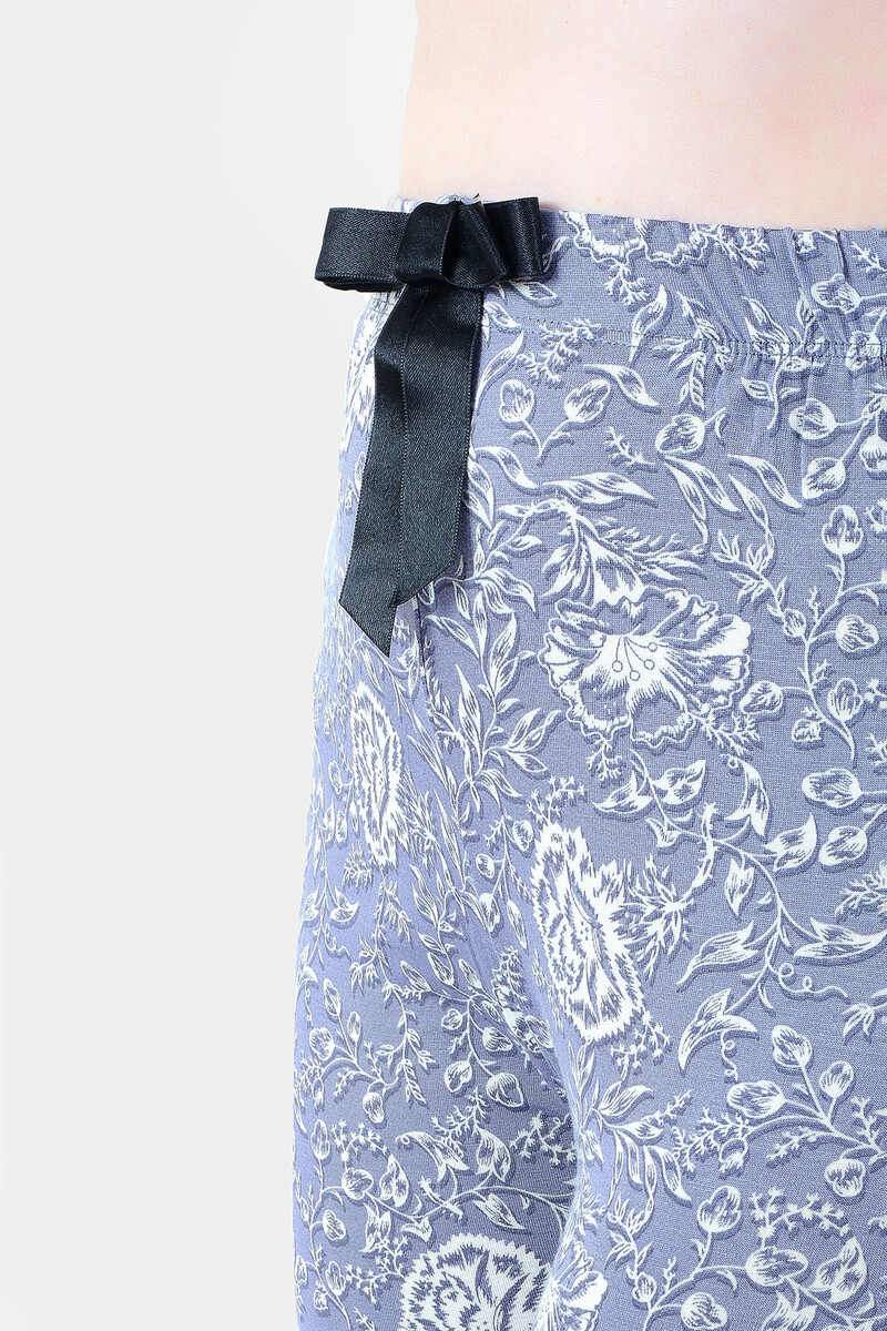 Mavi Loya Start Flower Pijama Altı - 2