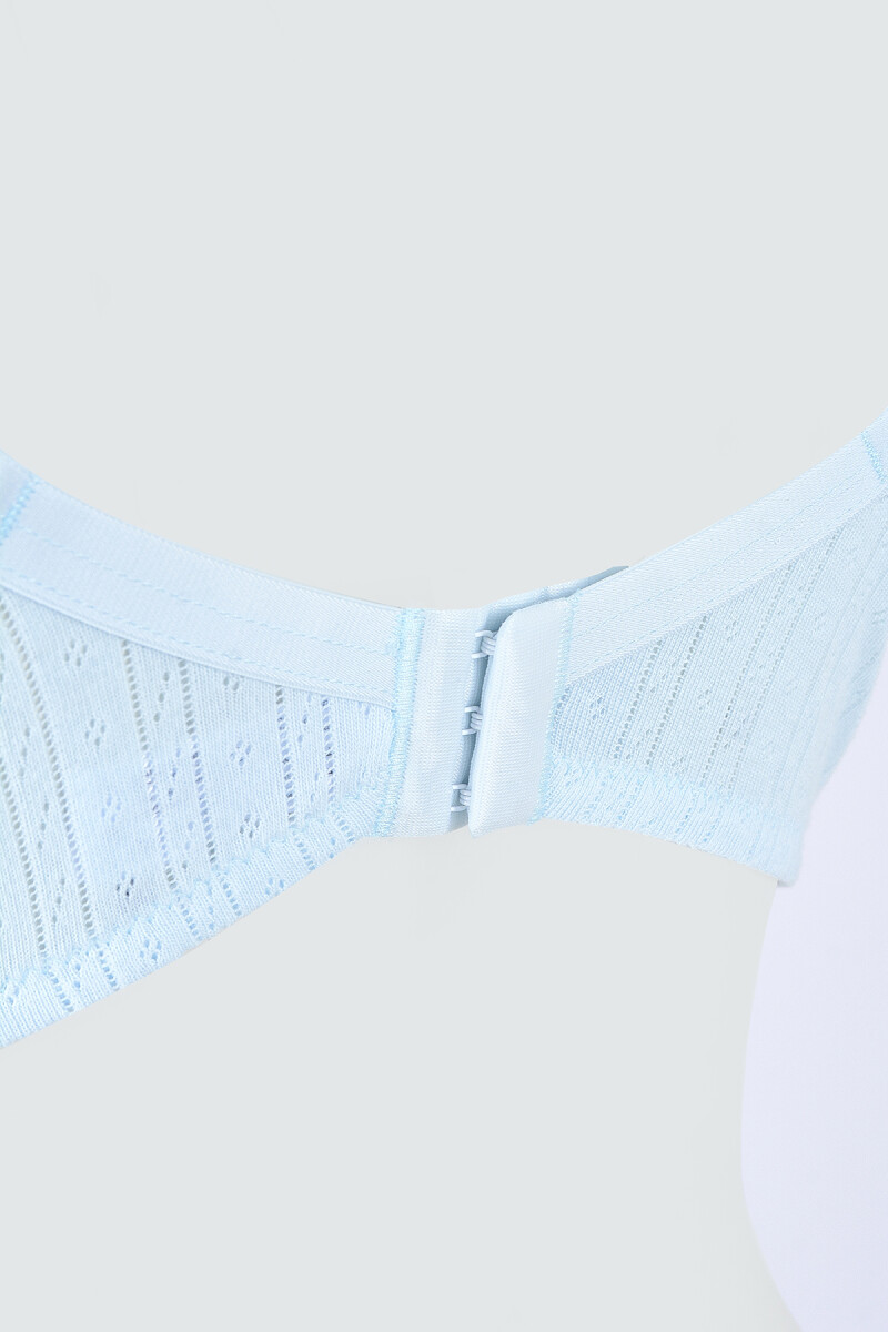 Mavi Soft Cotton Kaplı Desteksiz Sütyen - 3