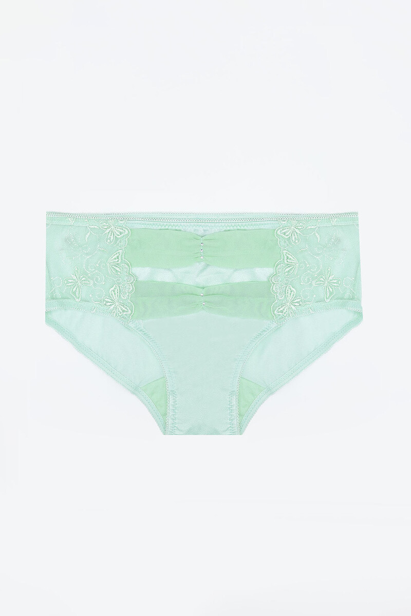 Mint Yeşil Lace Stone Külot - 3