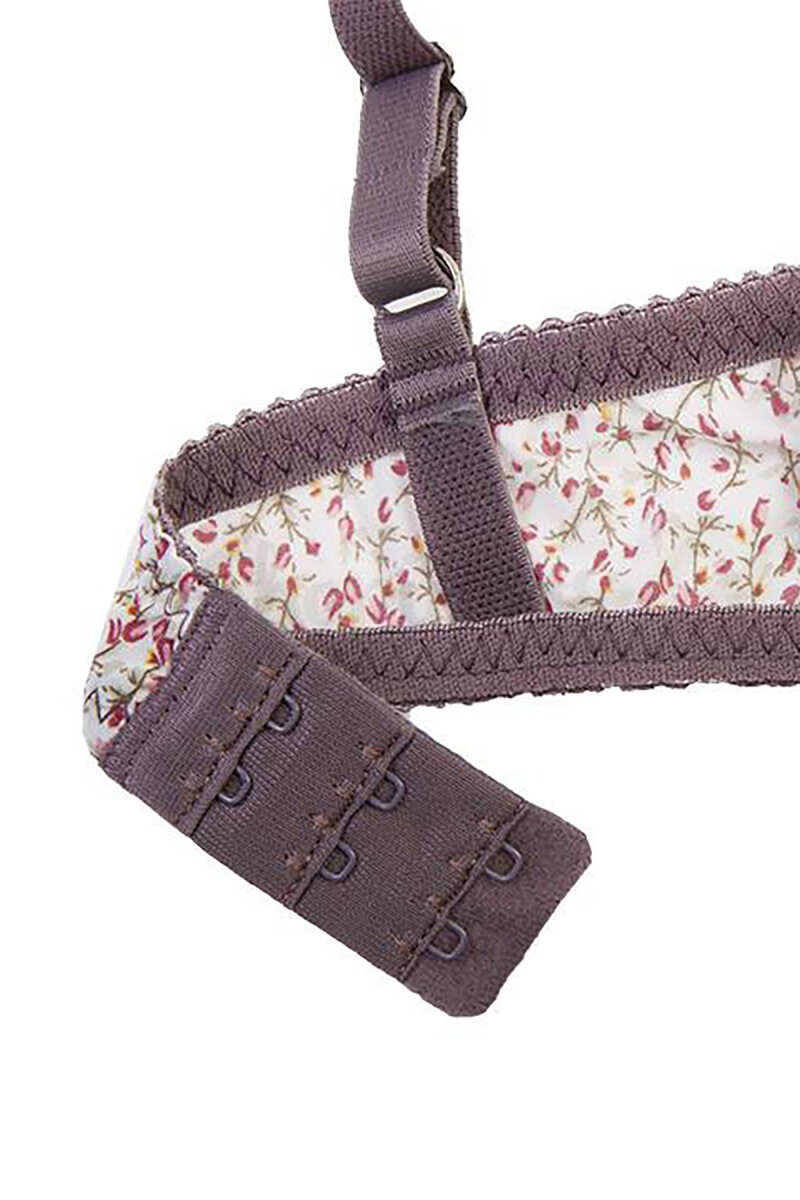Mor Flower Touch Sütyen Külot Takımı - 5