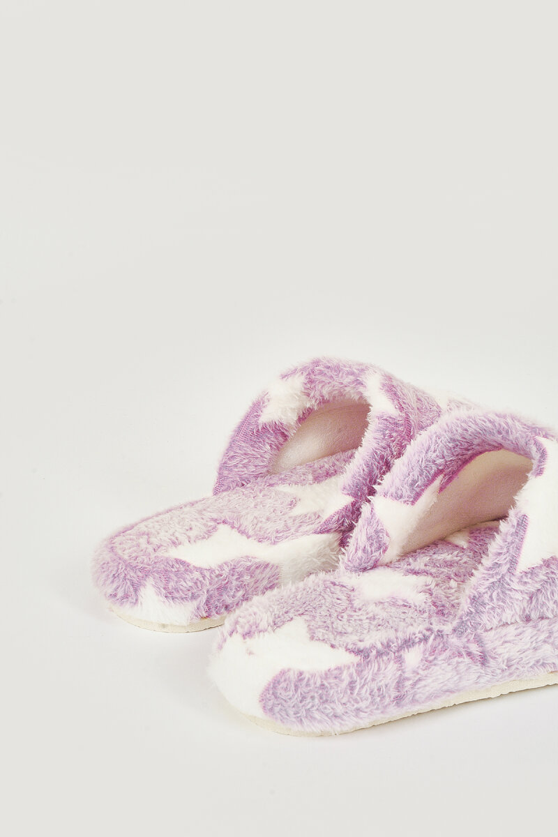 Mor Yıldızlı Atom Ev Terliği - 3