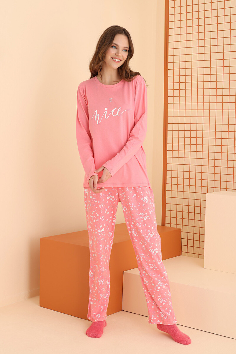 Nar Çiçeği Be Nice Pijama Takımı - 2