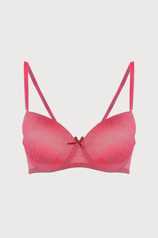 Nar Çiçeği Lima Kaplı Desteksiz Sütyen - LOYA