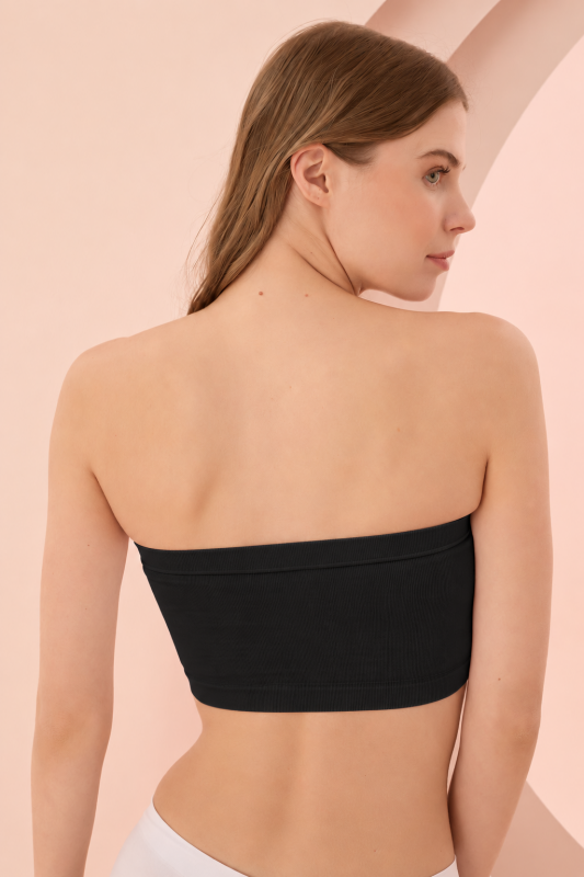 Siyah Seamless Büstiyer - NBB