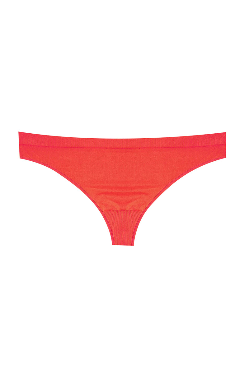Neon Açık Pembe Turkuaz Oranj Dikişsiz 3'lü String - 3