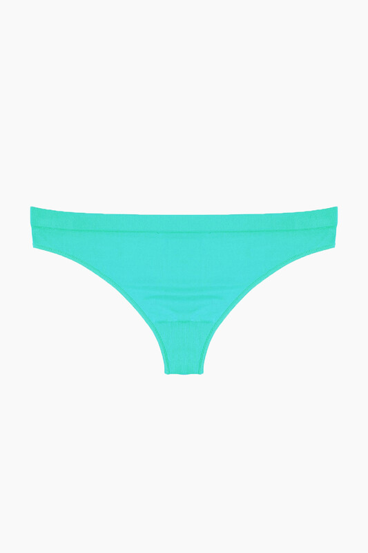 Neon Açık Pembe Turkuaz Oranj Dikişsiz 3'lü String - NBB