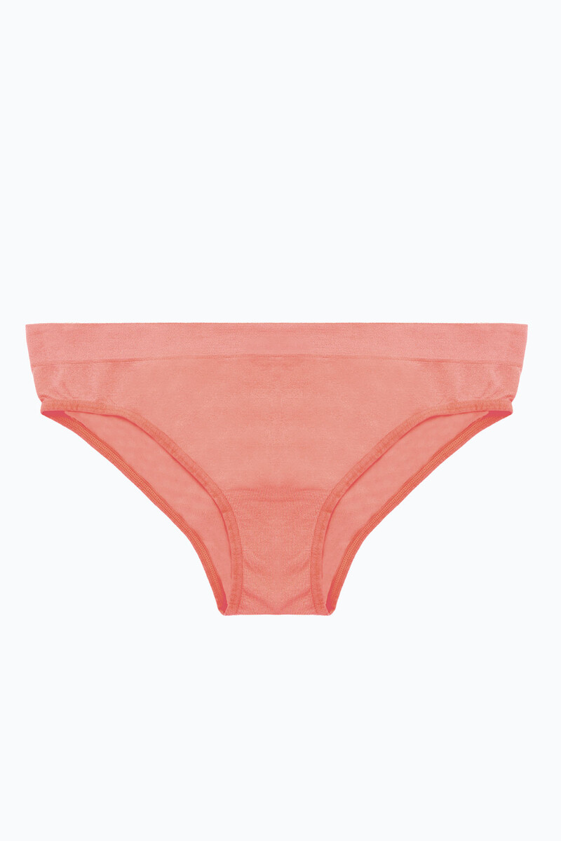 Neon Pembe Sarı Açık Oranj Dikişsiz 3'lü Külot - 3