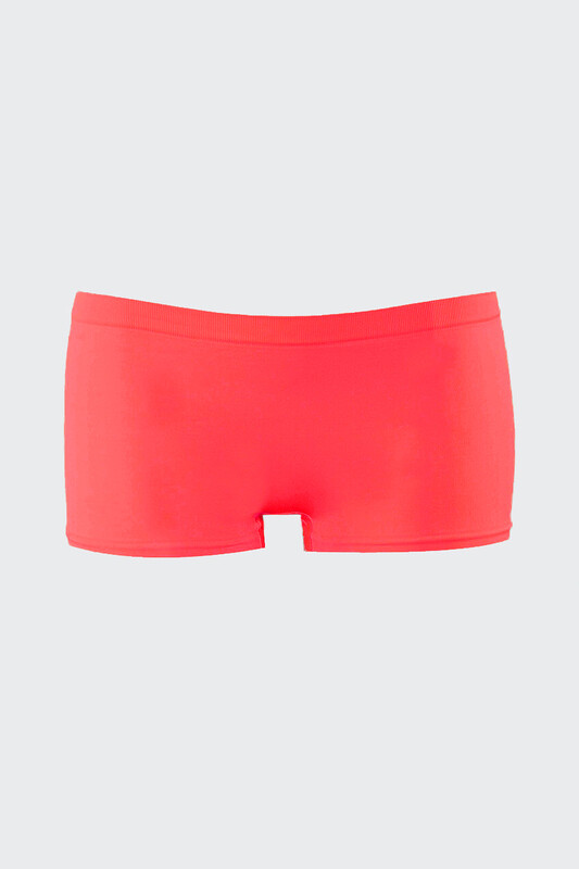 Neon Pembe Sarı Oranj Dikişsiz 3'lü Ağlı Şort Külot - NBB