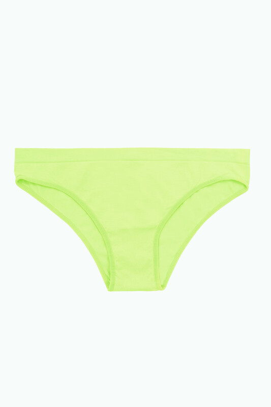 Neon Turkuaz Yeşil Narçiçeği Dikişsiz 3'lü Külot - NBB