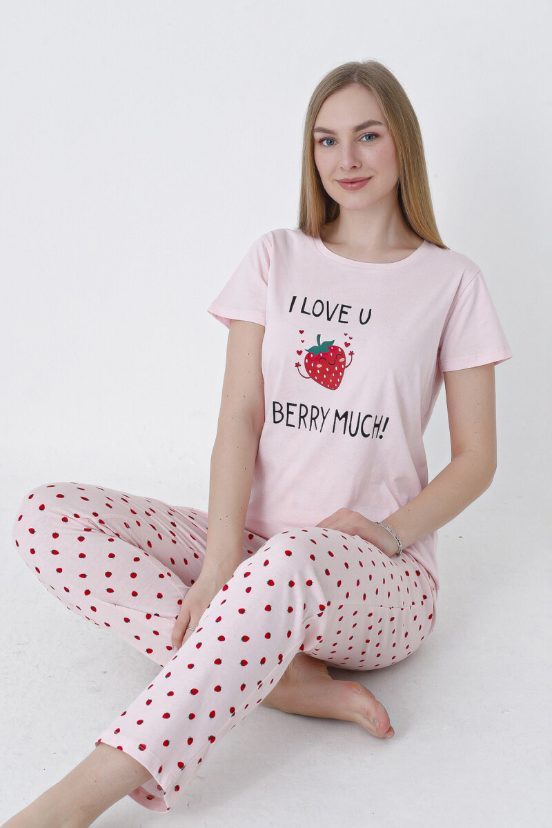 Pembe Berry Much Pijama Takımı - 3