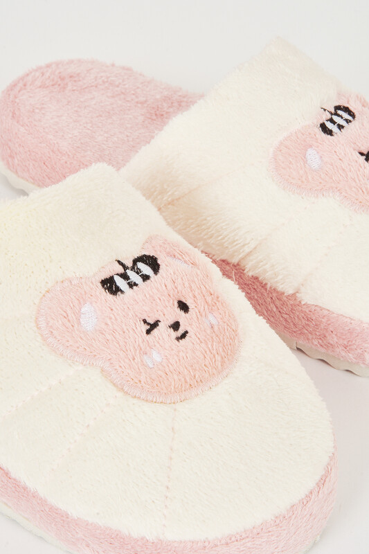 Pembe Eğlenceli Figür Ev Terliği - NBB