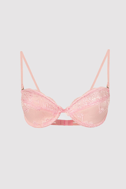 Pembe Elastan Micro Sütyen 