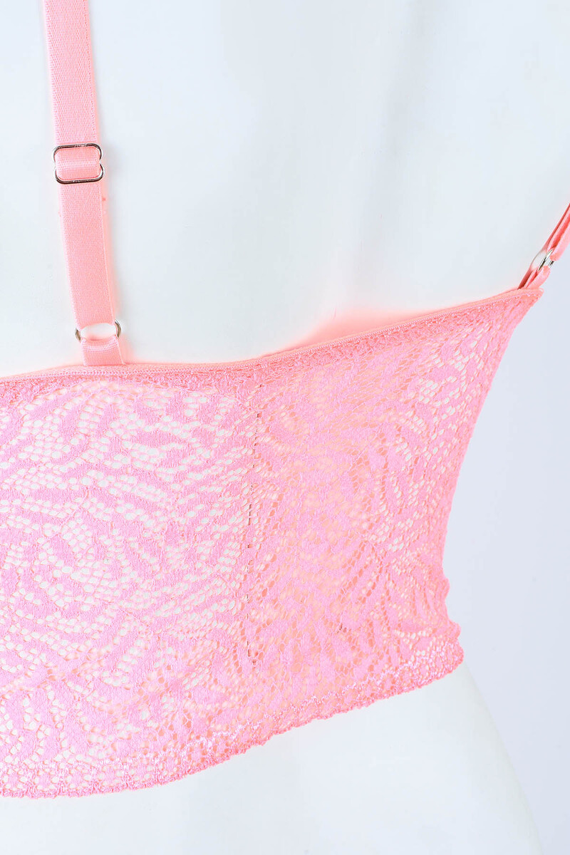 Pembe Karinos Bralet - 3