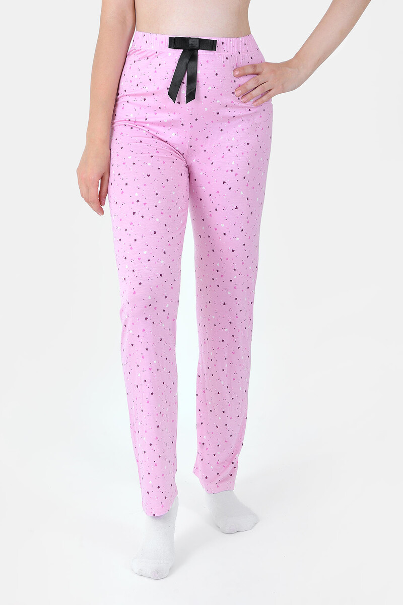 Pembe Loya Start Star Heart Pijama Altı - 1