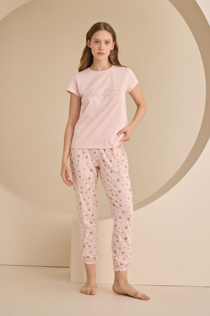 Pembe Hello Star Pijama Takımı - 2