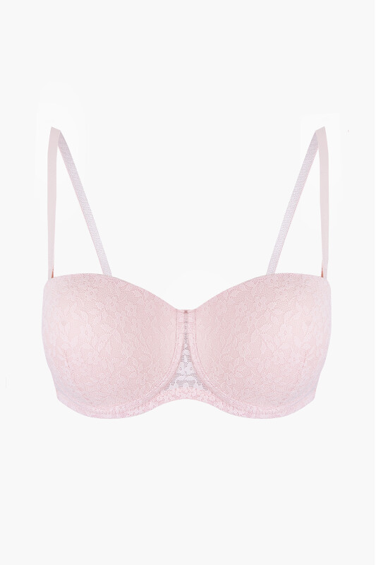 Pembe Nirvana Straplez Destekli Tek Sütyen 