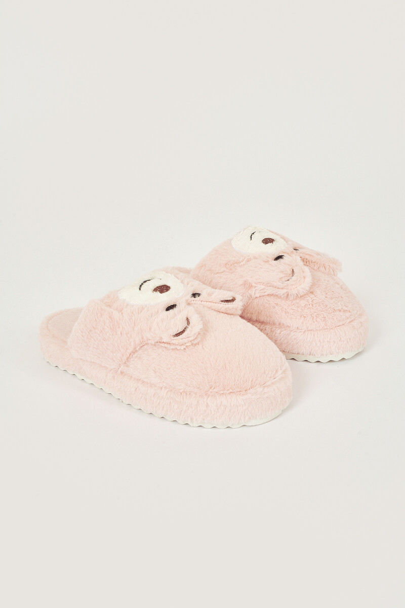 Pembe Pandalı Ev Terliği - 1