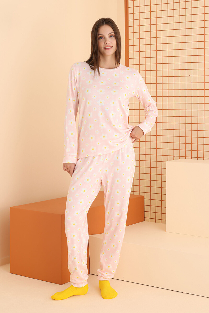 Pembe Papatya Pijama Takımı - 1