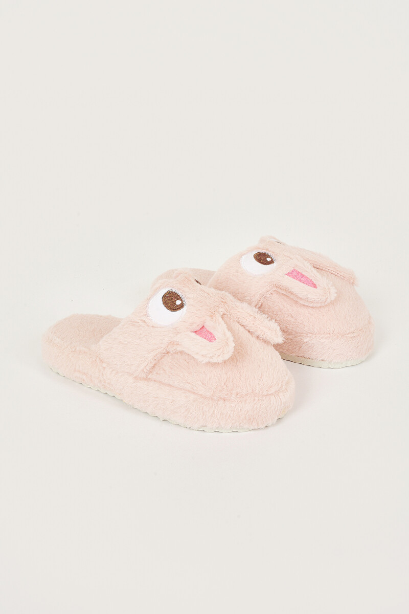 Pembe Tavşanlı Ev Terliği - 2