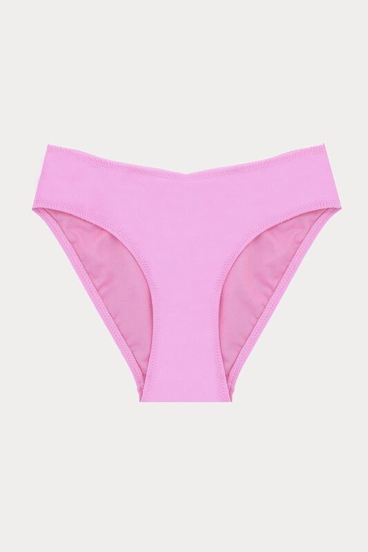 Pembe Tek Alt Bikini 