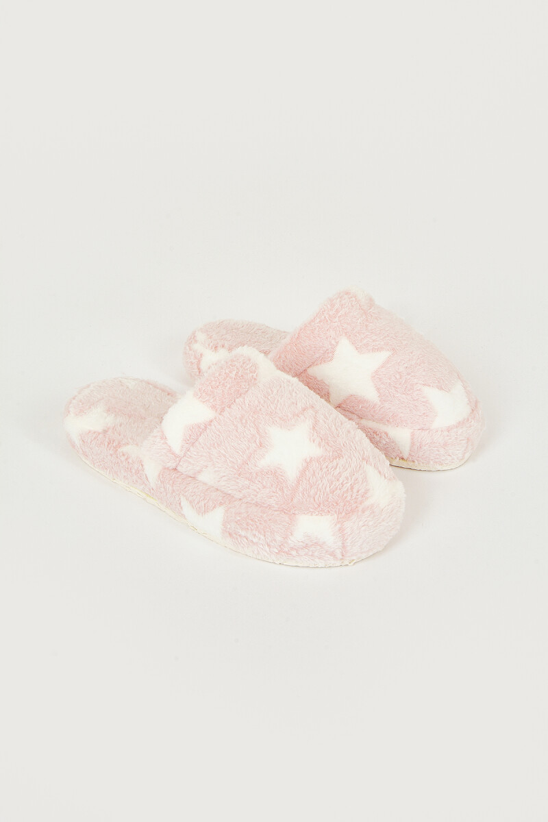 Pembe Yıldızlı Atom Ev Terliği - 1