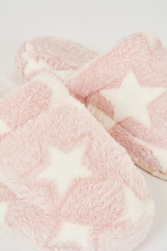 Pembe Yıldızlı Atom Ev Terliği - NBB