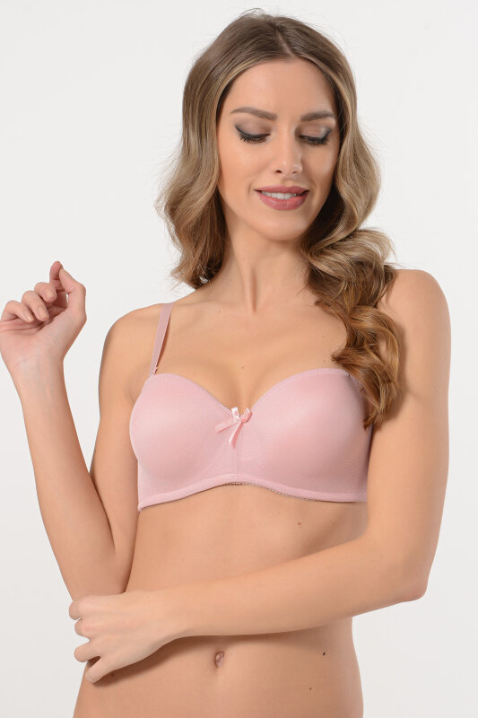 Pudra Desteksiz Straplez Sütyen - NBB