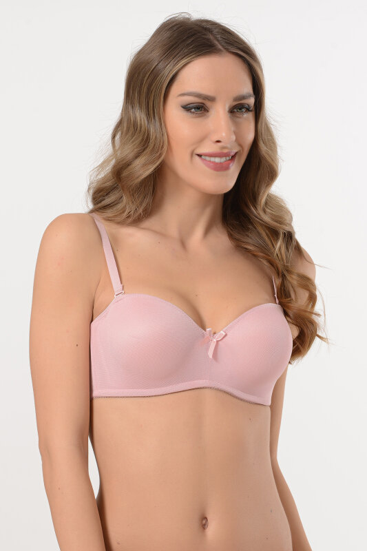 Pudra Desteksiz Straplez Sütyen - NBB