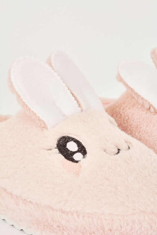 Pudra Tavşanlı Gondol Ev Terliği - NBB