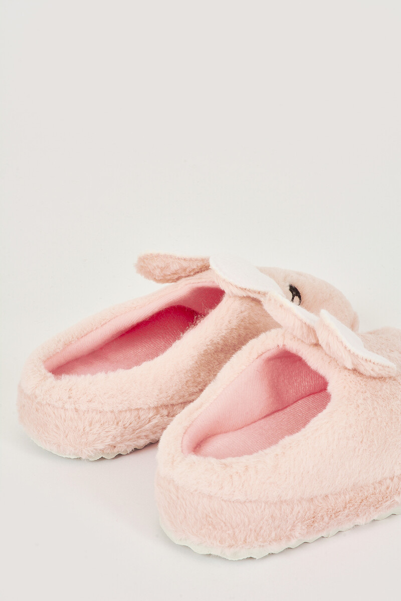 Pudra Tavşanlı Gondol Ev Terliği - 3