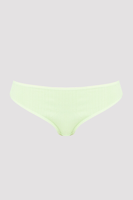 Pudra Yeşil Mavi 3'lü Kaşkorse Basic Külot - NBB