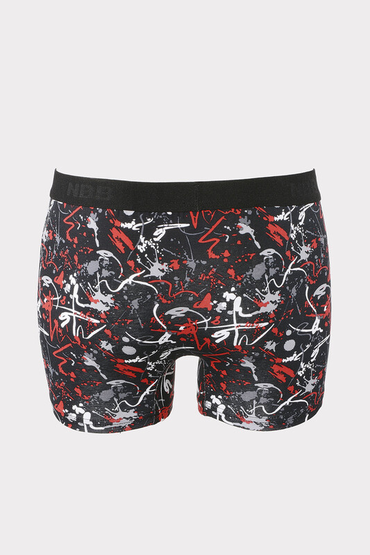 Renkli Boya Desen Boxer - NBB