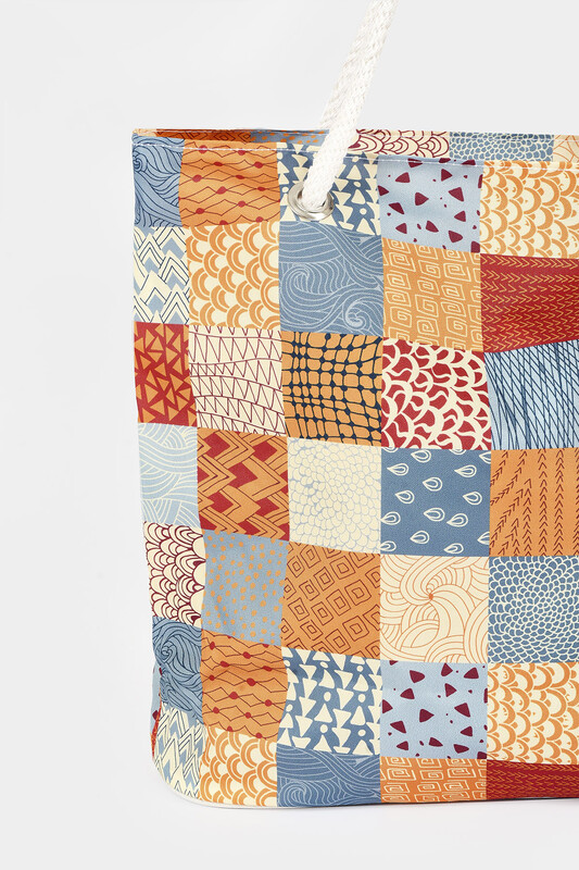 Renkli Captivating Plaj Çantası - NBB