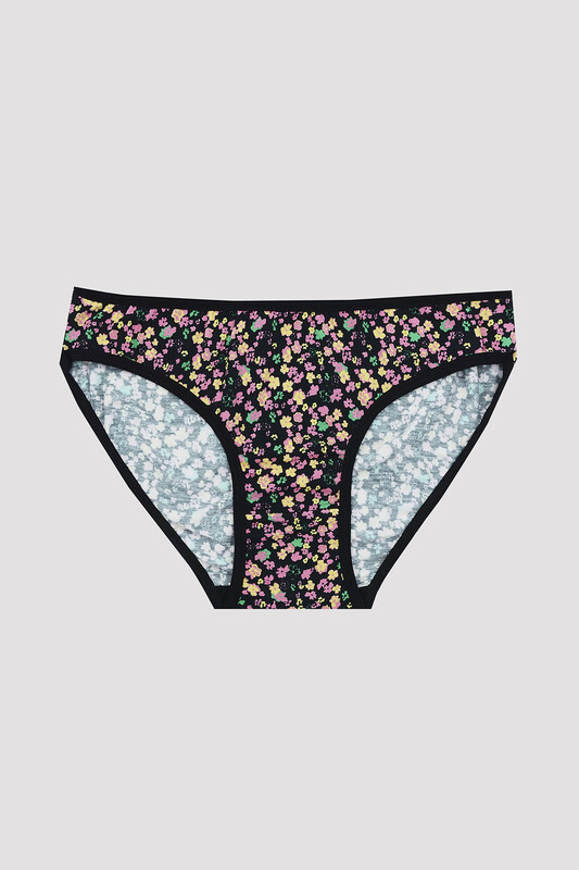 Renkli Desenli 3'lü Slip Külot - NBB