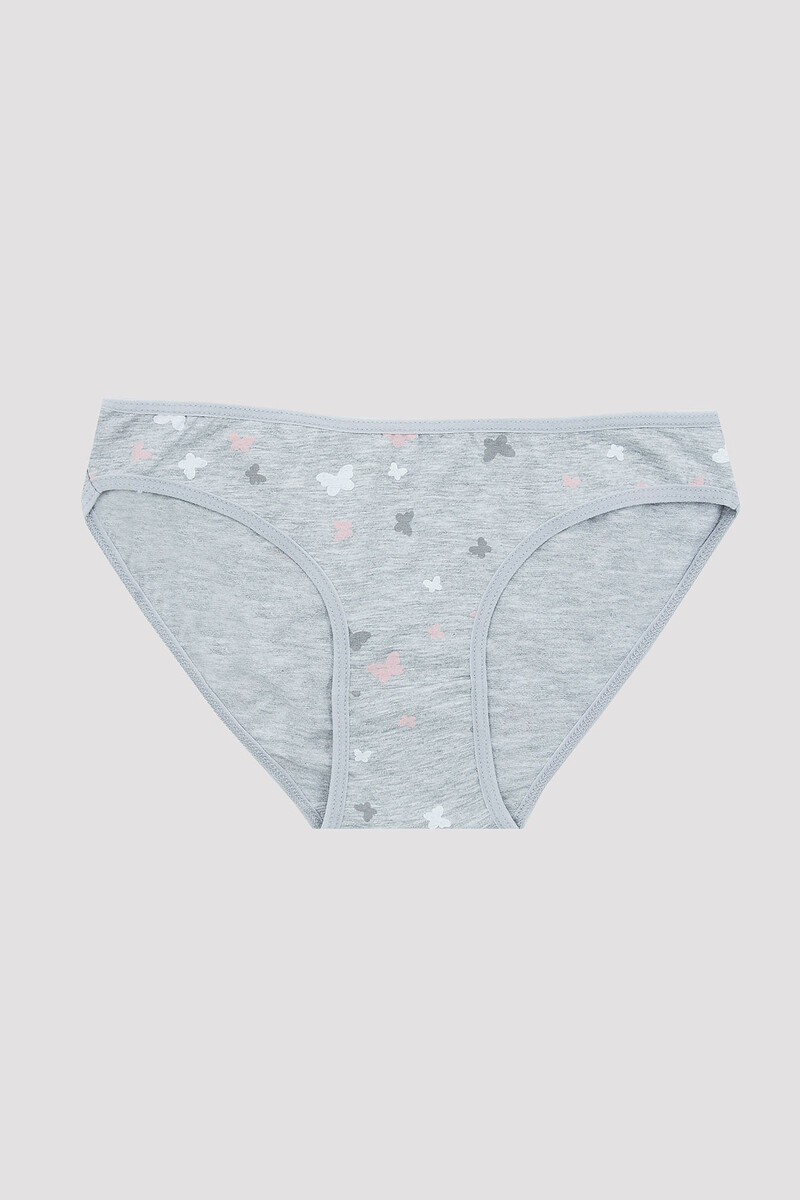 Renkli Desenli 3'lü Slip Külot - 8