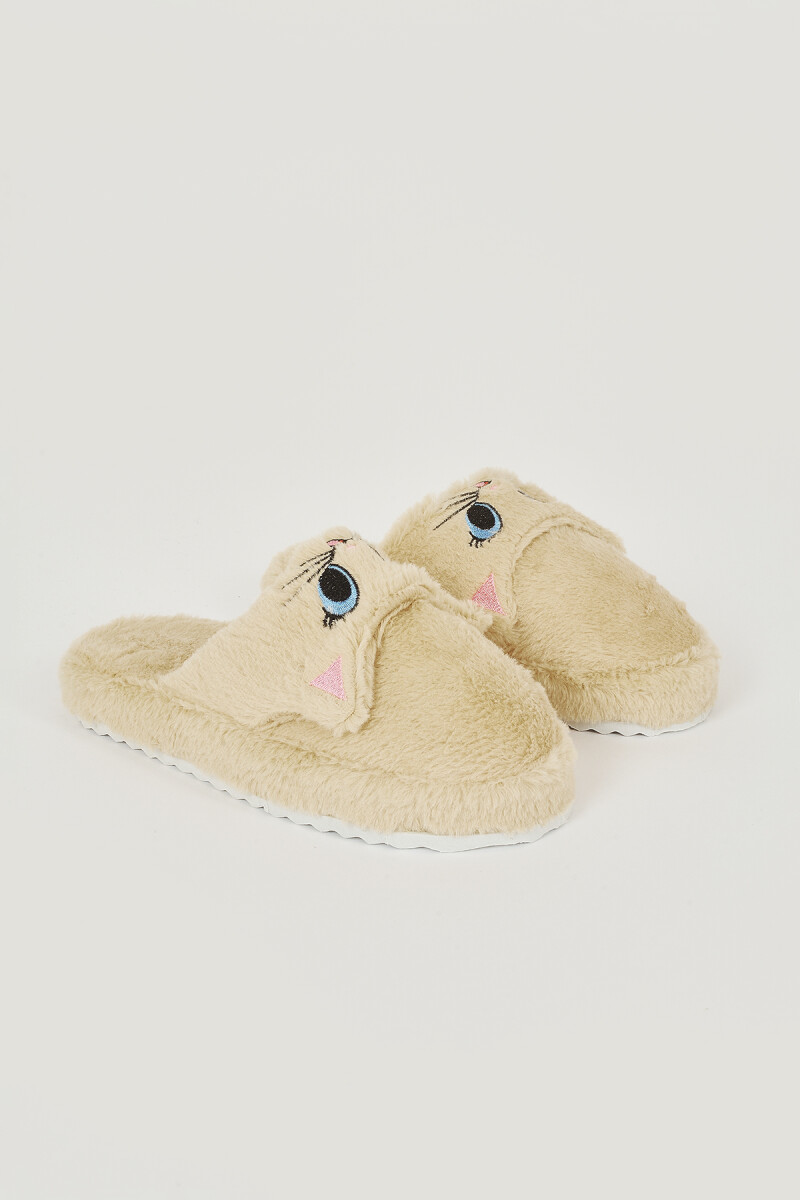 Vizon Kedili Ev Terliği - 1