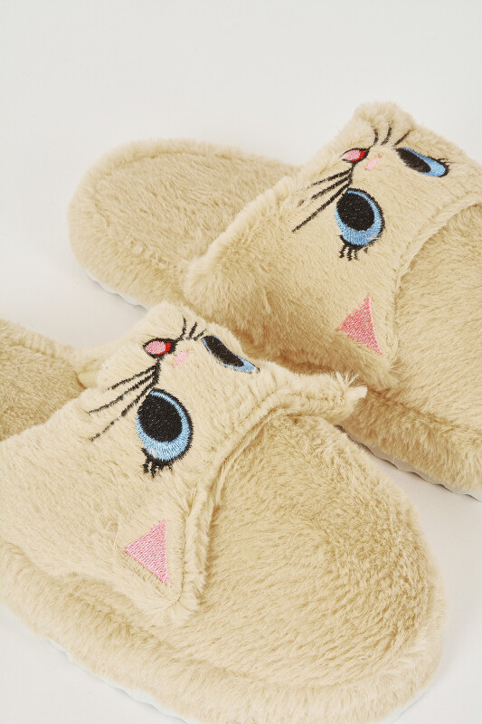 Vizon Kedili Ev Terliği - NBB