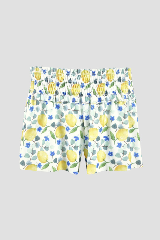 Renkli Lemon Şort Etek - LOYA