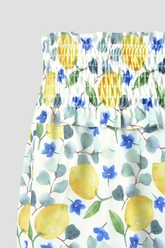 Renkli Lemon Şort Etek - LOYA (1)