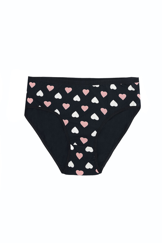 Renkli Büyük Beden Yüksek Bel 3'lü Bato Külot - NBB