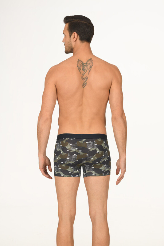 Renkli Parça Desen Boxer - NBB