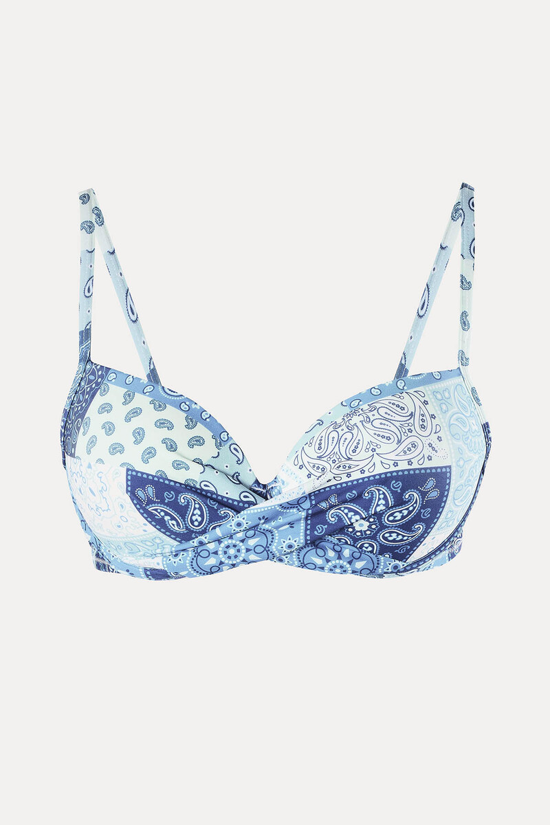 Renkli Vesta Tek Üst Bikini - 1