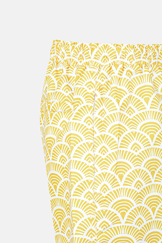 Sarı Arthus Mono Coral Erkek Deniz Şortu - NBB