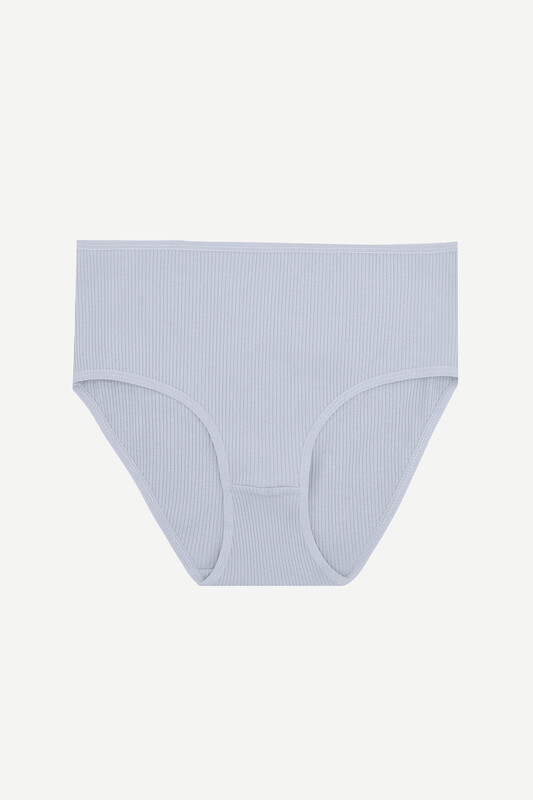 Sarı Mint İndigo 3'lü Yüksek Bel Külot - NBB