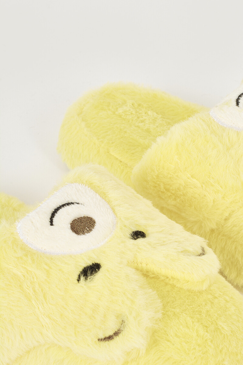 Sarı Pandalı Ev Terliği - 2